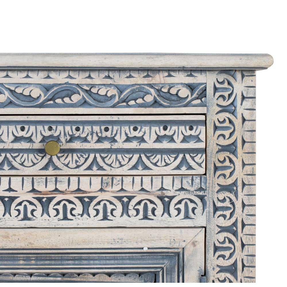 Design-Sideboard in Blaugrau und Sand - Stamforts