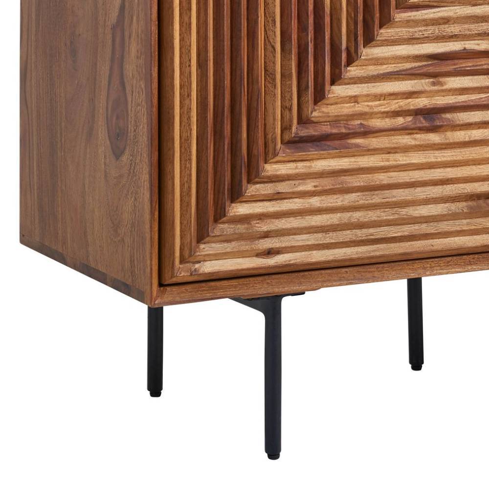 Design-Kommode aus Sheesham Massivholz - Lisadolna