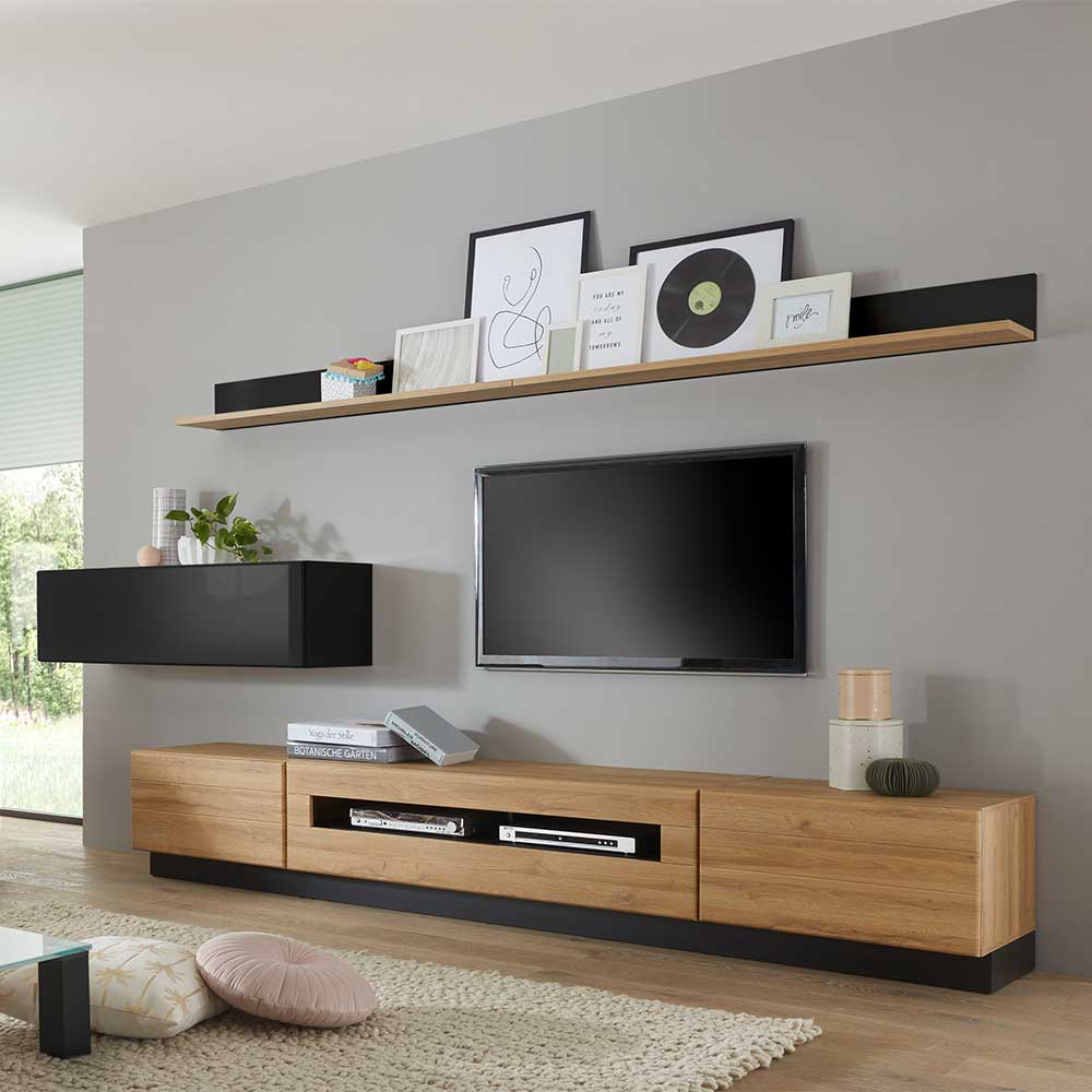 Design Wohnwand Möbel Kombi - Fincaldon (sechsteilig)