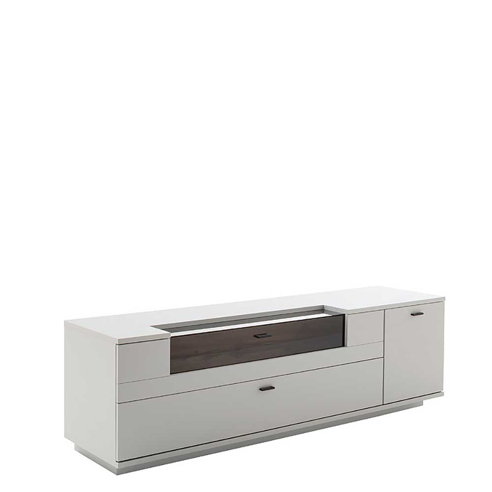 TV Lowboard & Vitrine & Wandboard Set - Apulco (dreiteilig)