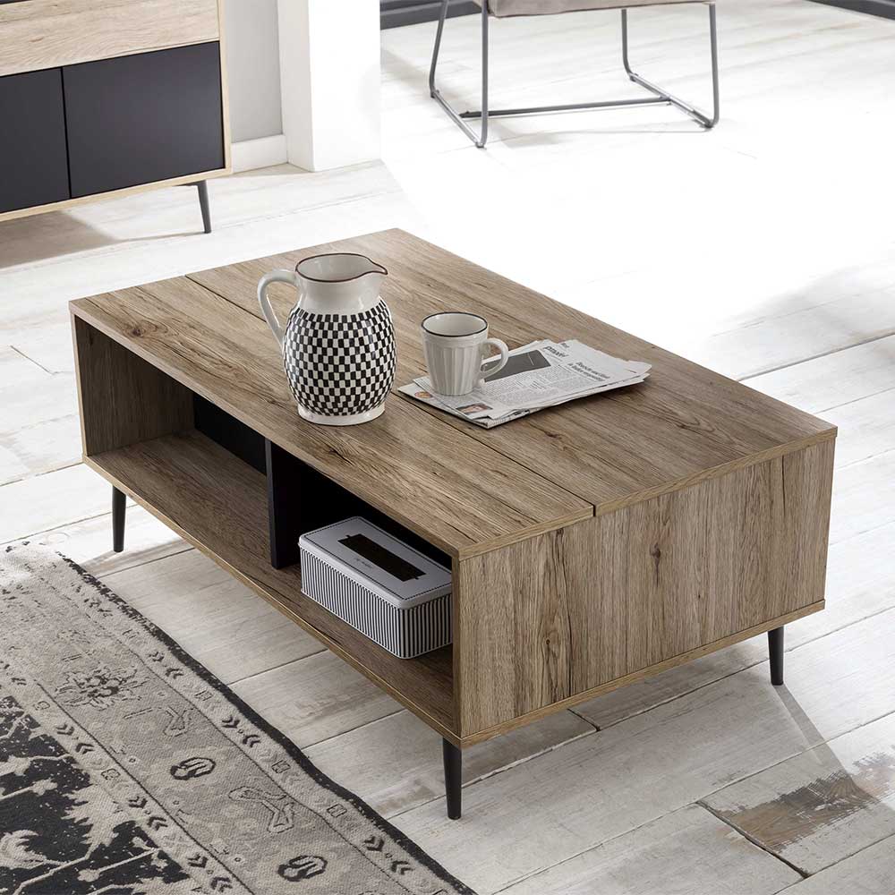 Wohnzimmer Tisch mit hochklappbarer Platte - Catronica