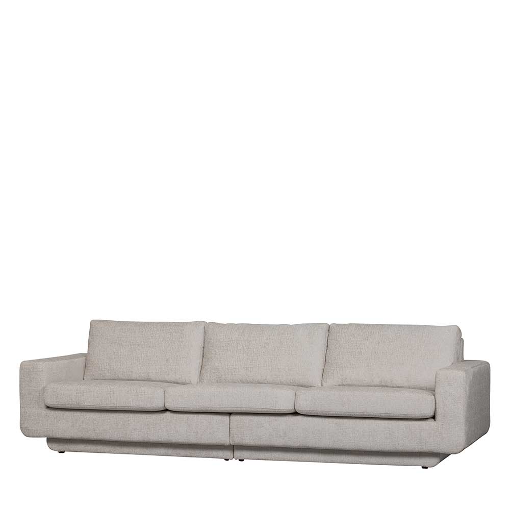 Samt Dreisitzer Couch mit 282 cm Breite - Domi