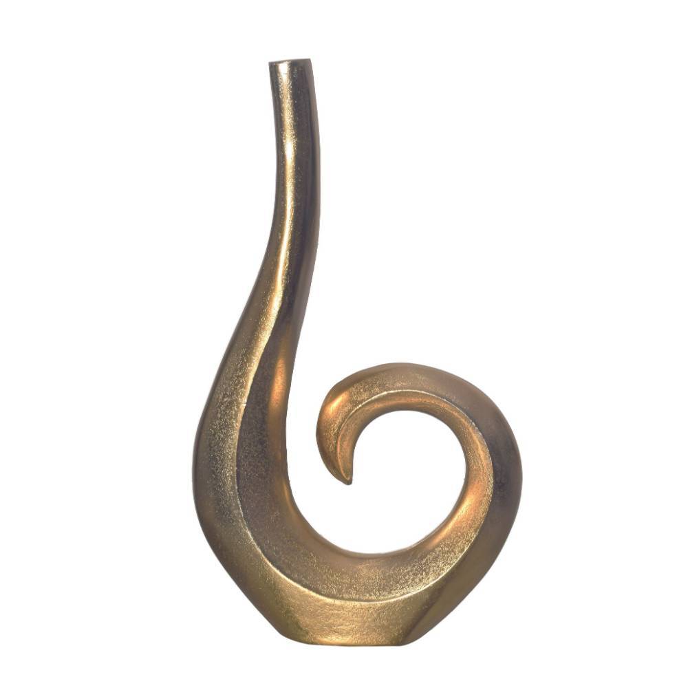 Design-Vase in Goldfarben - Maidino