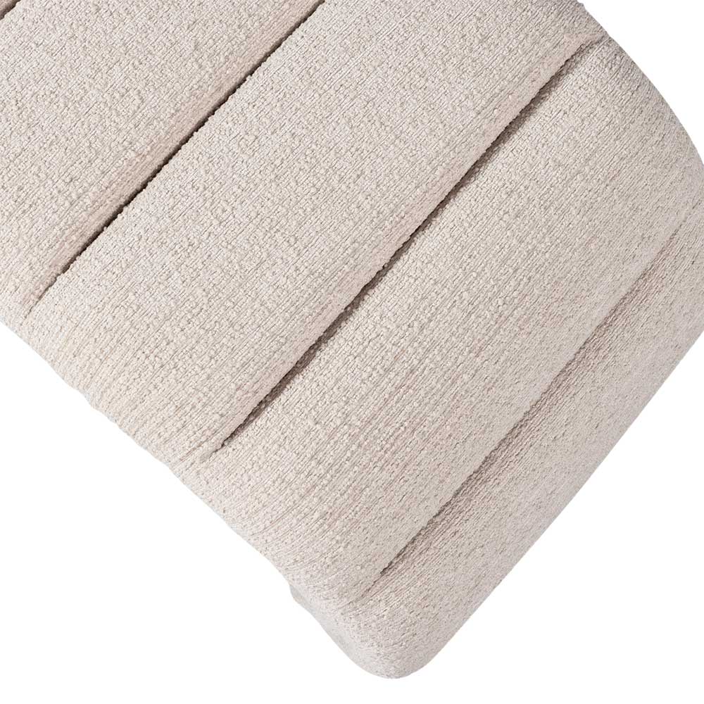 Boucle Design Bank in Beigegrau - Porian