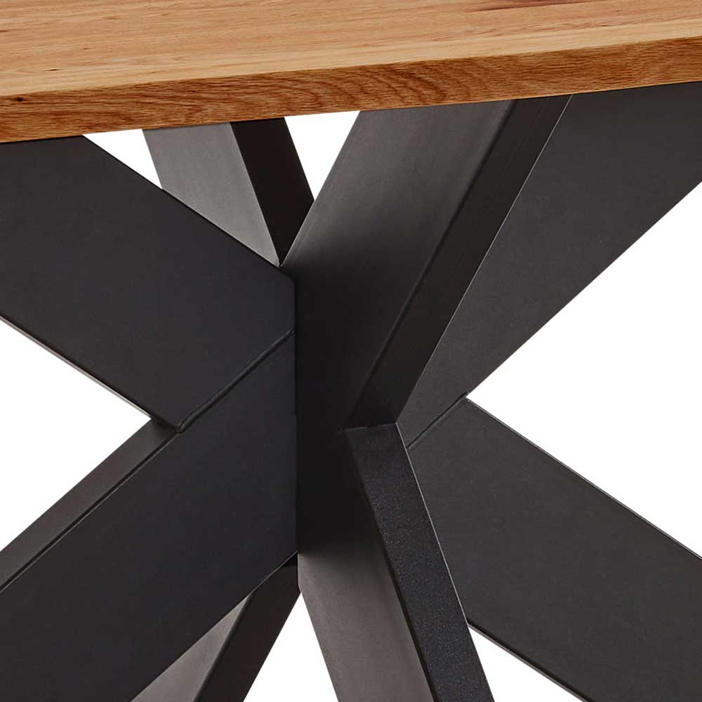 Zerreiche Holztisch mit Naturkante - Alma