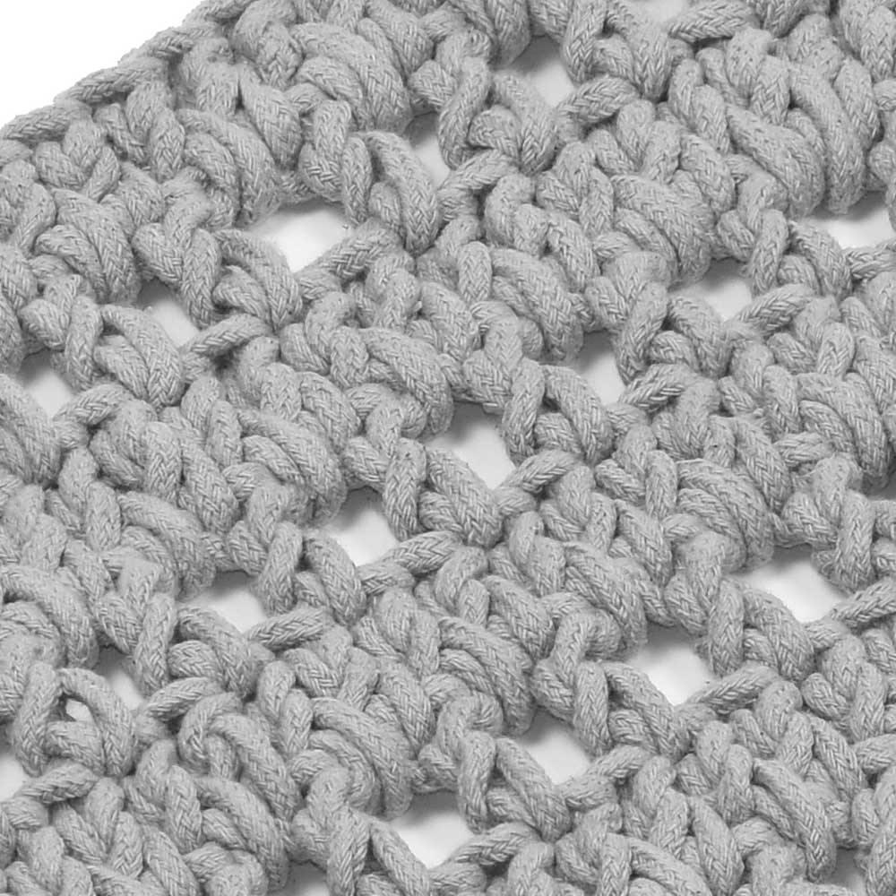 Teppich aus Baumwolle in Grau - Nancy