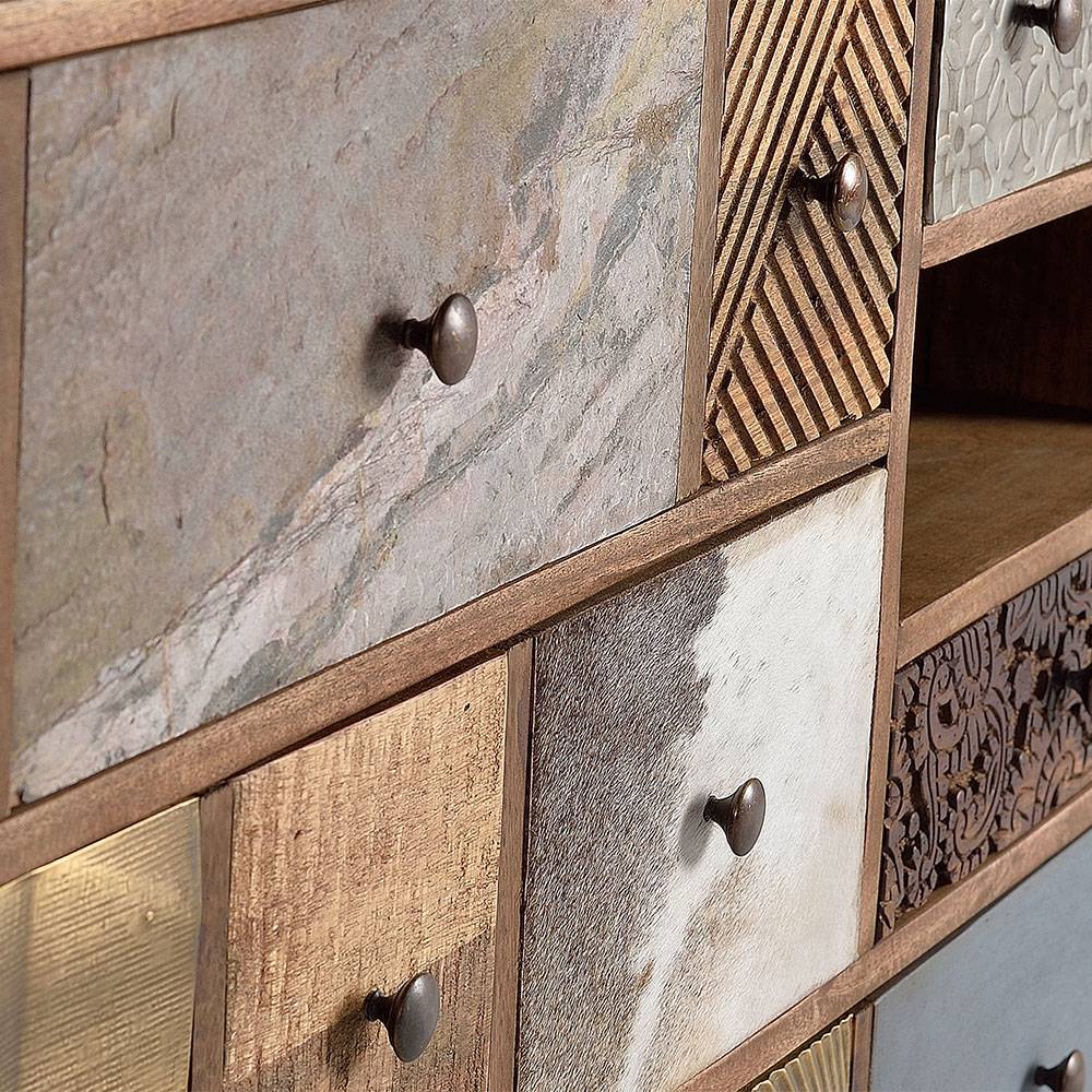 Design Sideboard mit fünf Schubladen - Fina