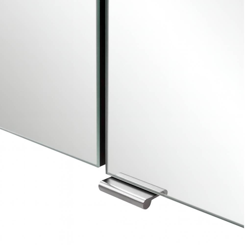 80cm Bad-Spiegelschrank in Mattweiß - Yvonja