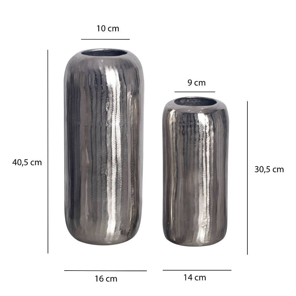 Vasen Ensemble aus Aluminium - Tolimo (zweiteilig)