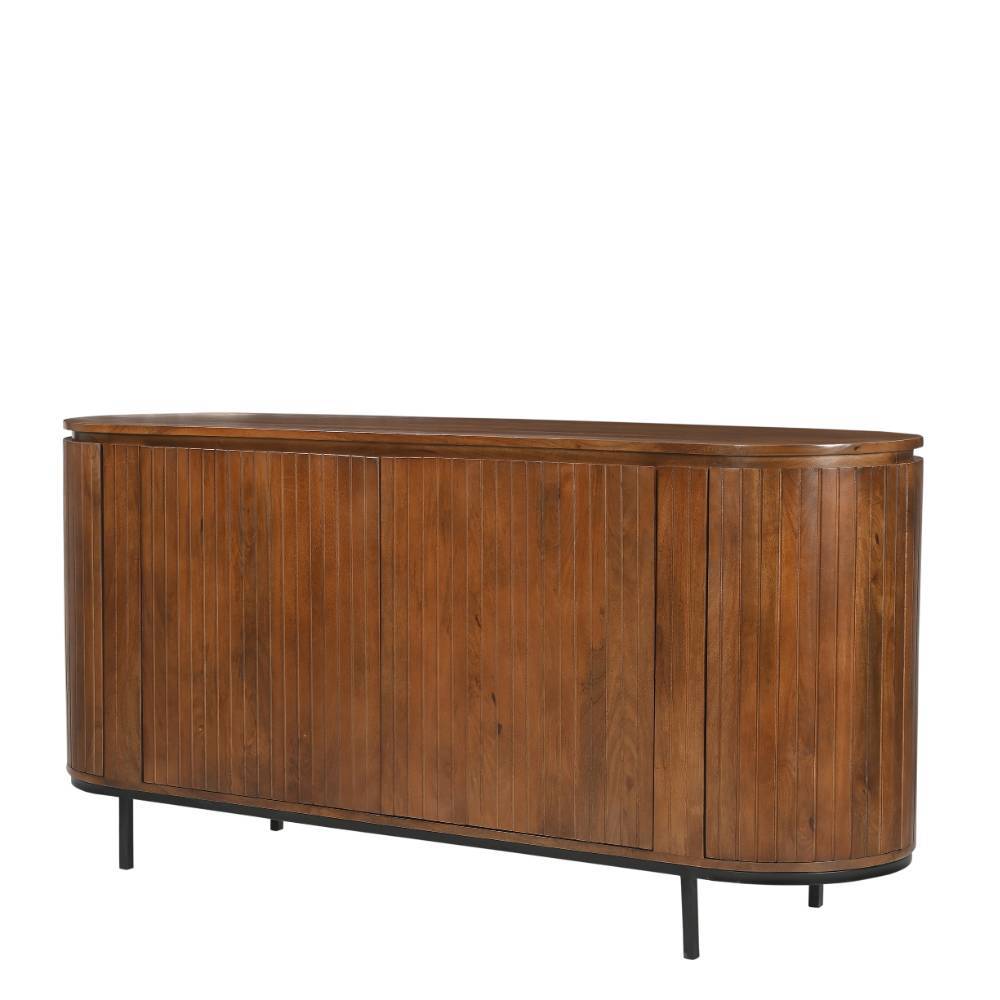 Retro Design Sideboard aus Mangoholz - Galadira