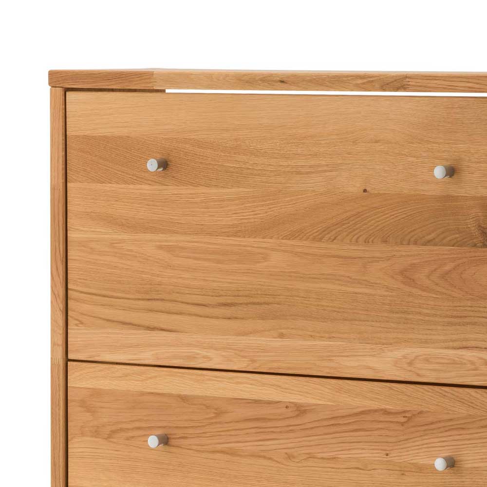 82x133x27 Schuhschrank aus Wildeiche geölt - Delvestra