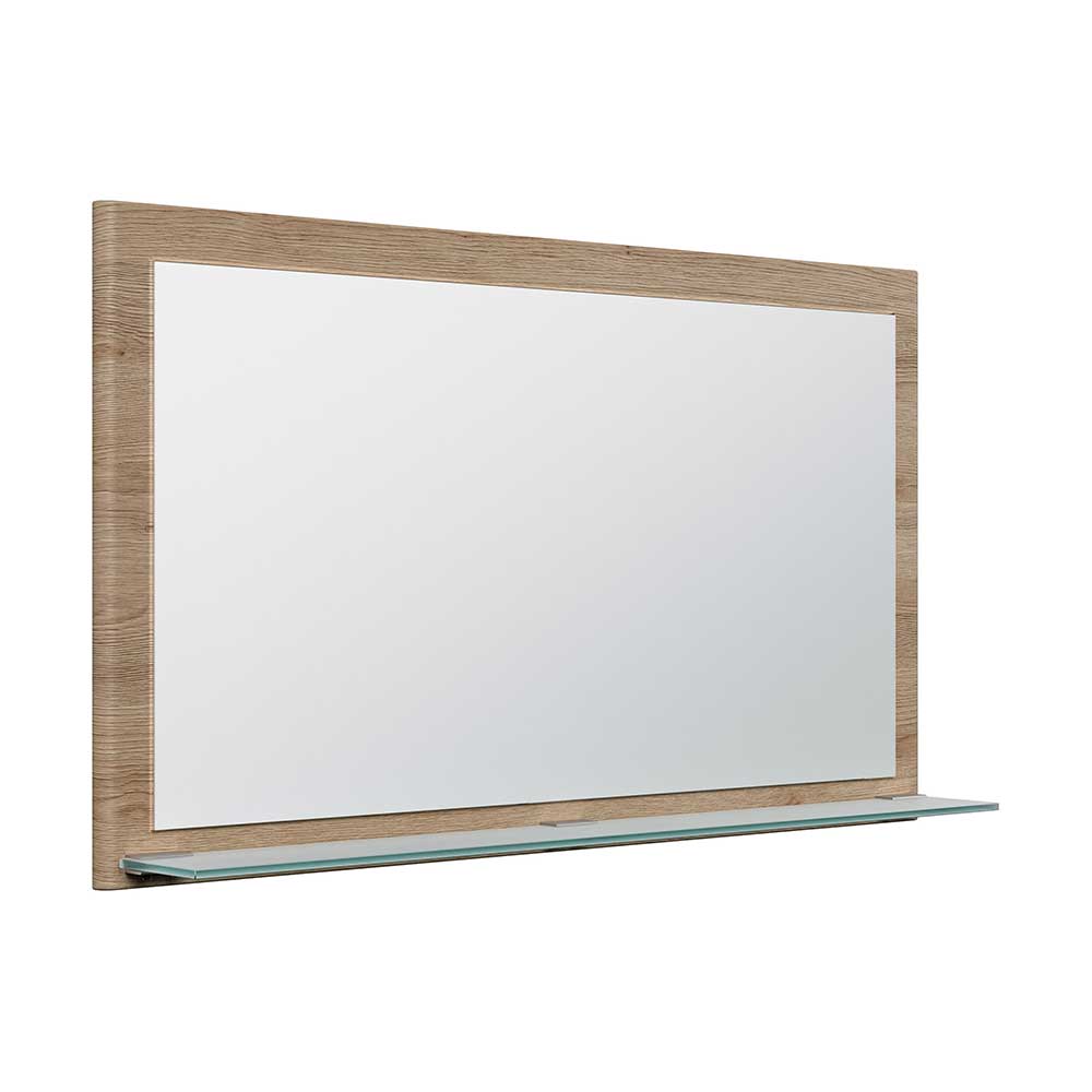 104x60 Spiegel mit Ablage aus Glas - Peulia