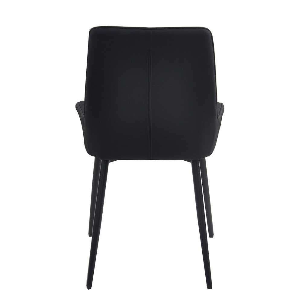 Tisch & Stühle in zwei Farben - Ruamantico (fünfteilig)
