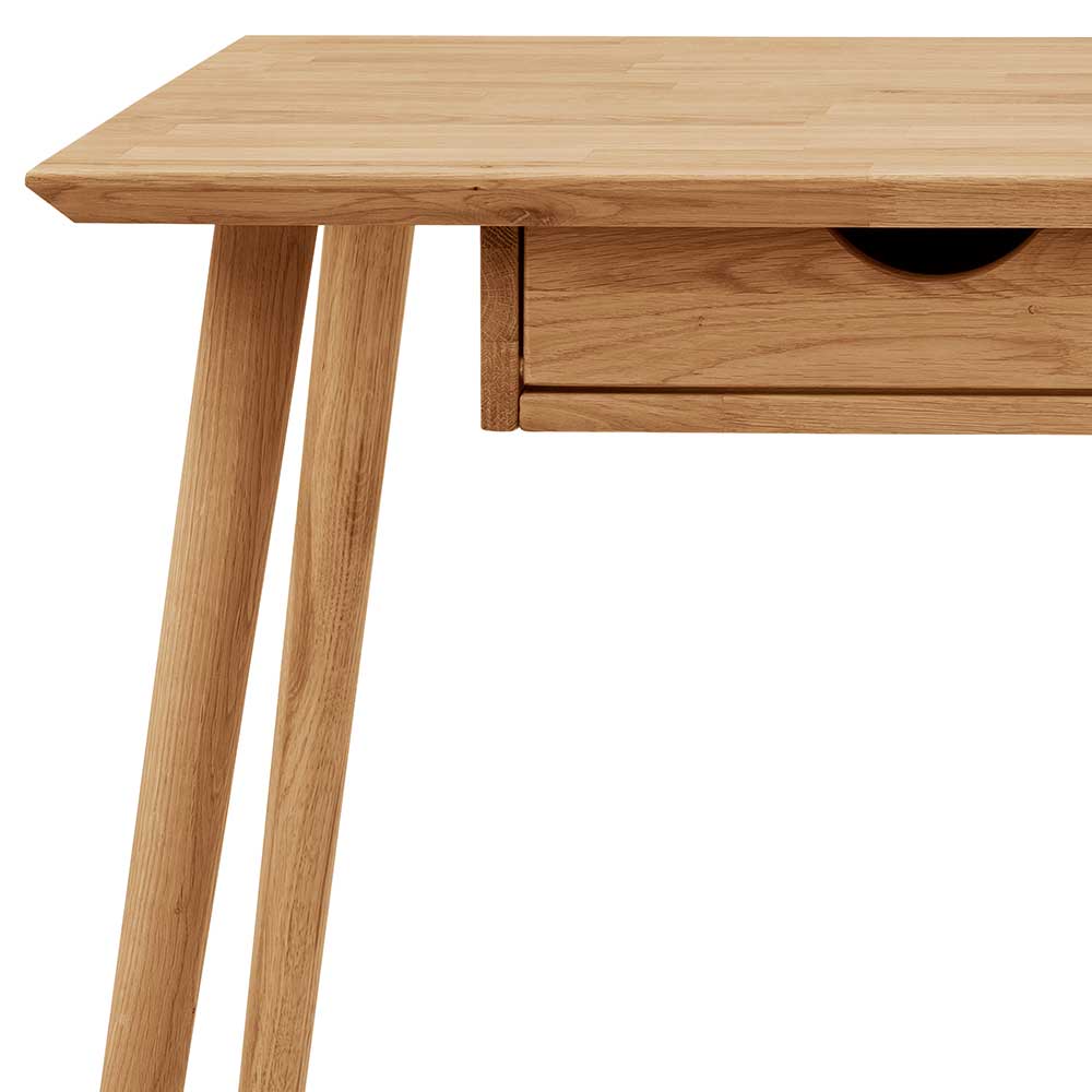 Schreibtisch aus Eiche mit zwei Schubladen - Hanne