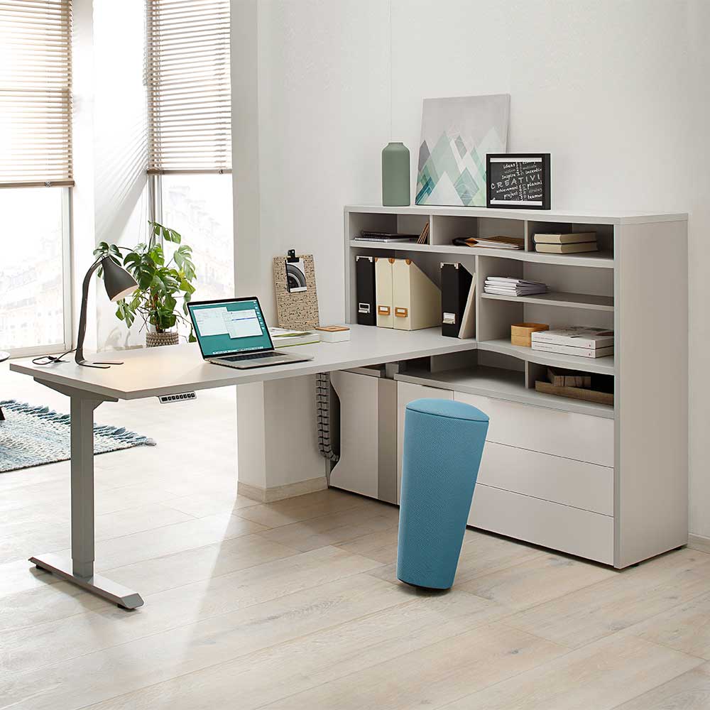 Home Office Möbel Set komplett - Madalas (zweiteilig)