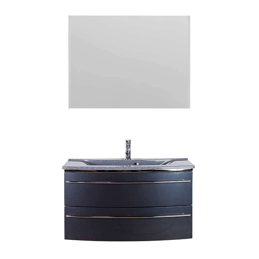 Set Waschplatz mit beleuchtetem Spiegel - Menu (zweiteilig)