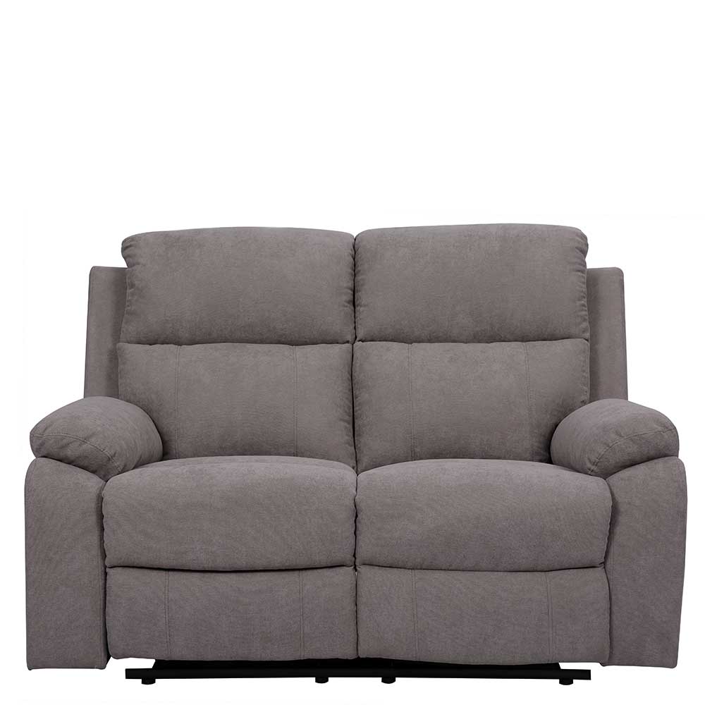 Graues Zweisitzer Sofa mit Taschenfederkern - Extrados