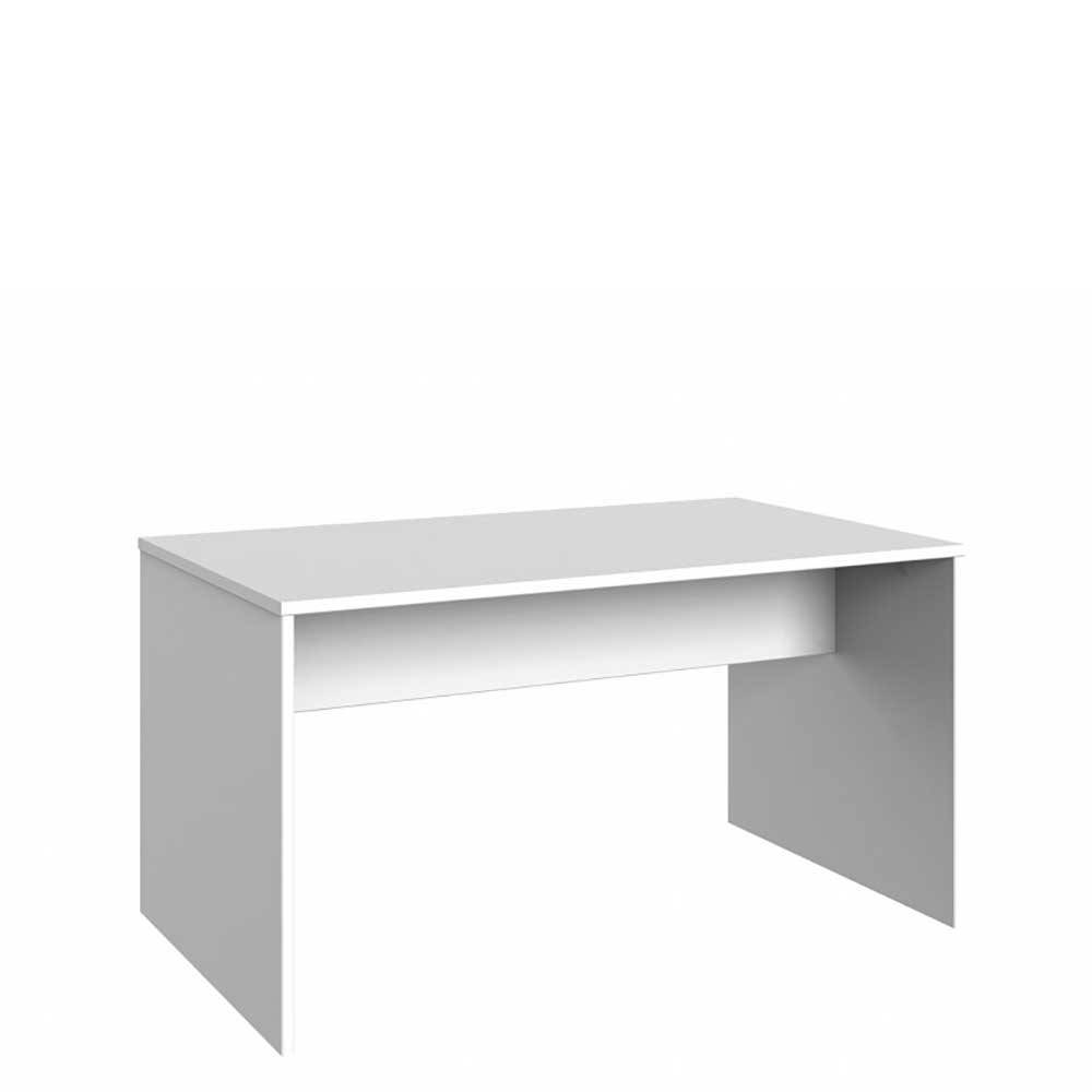 Weißer Schreibtisch mit 72 cm Höhe - Lagaska