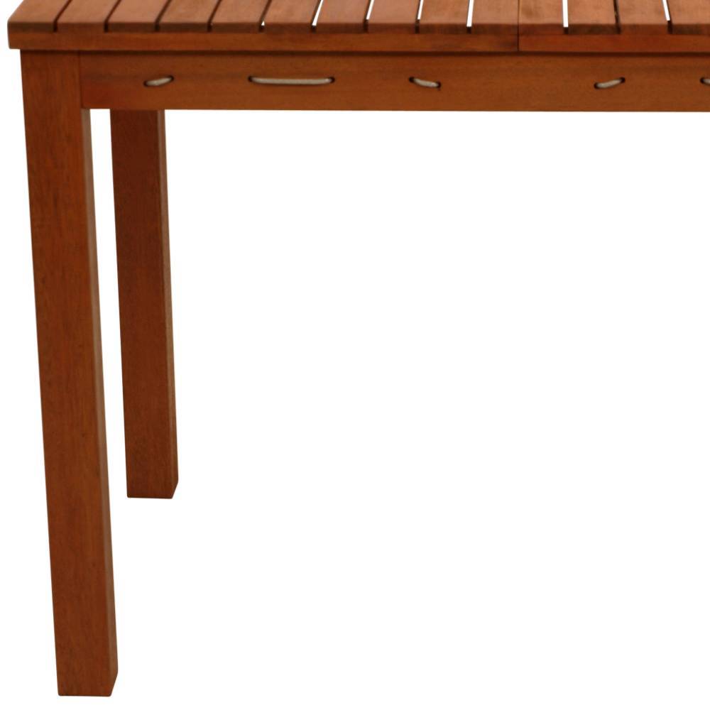 Gartentisch mit Wäscheleinen aus Eukalyptusholz - Zuverno