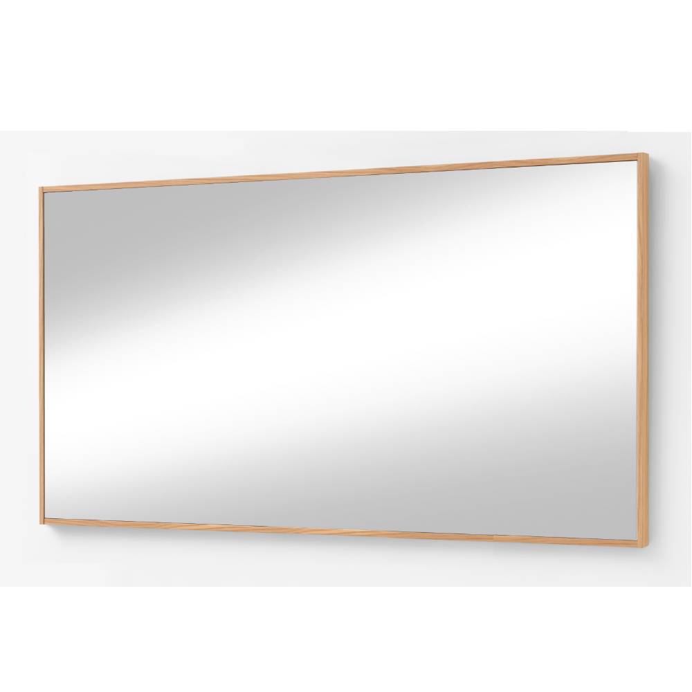119x62cm Flurspiegel in Eiche Bianco Furnier - Nova