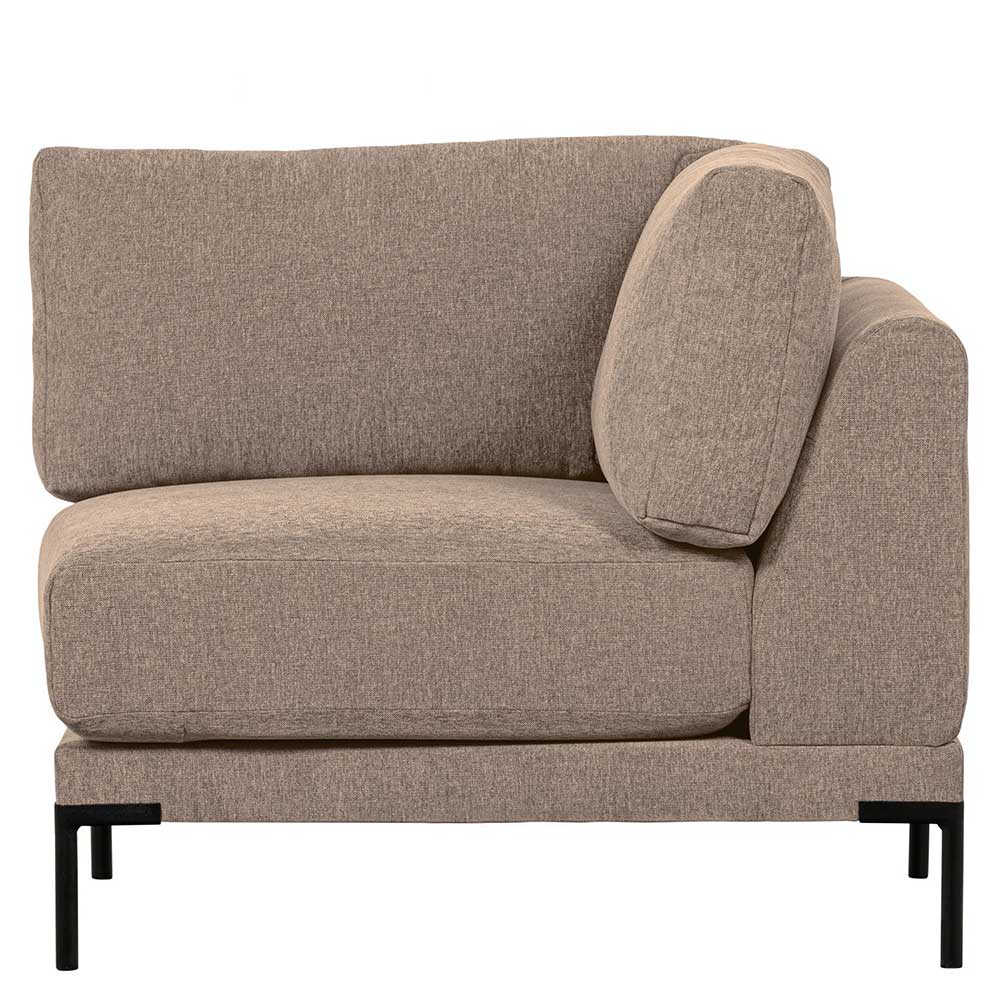 Modulsofa Eckelement in Schlammfarben - Alamo