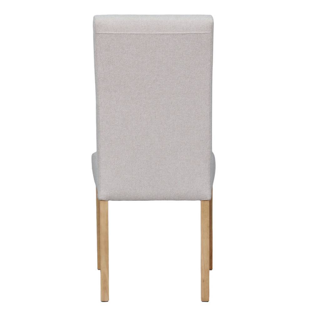 Esszimmerstuhl in Taupe Stoff - Adiama (2er Set)