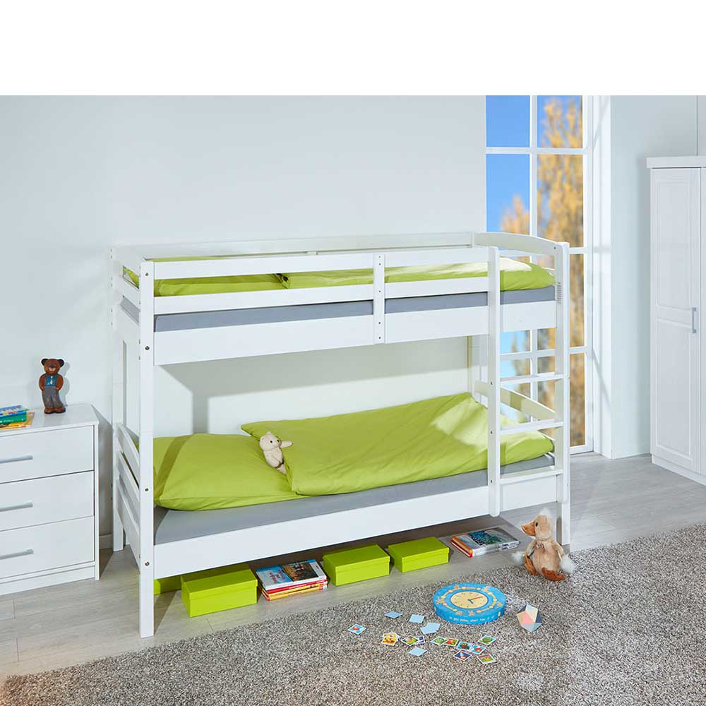 Kinder Etagenbett mit Ausziehbett optional - Samanca