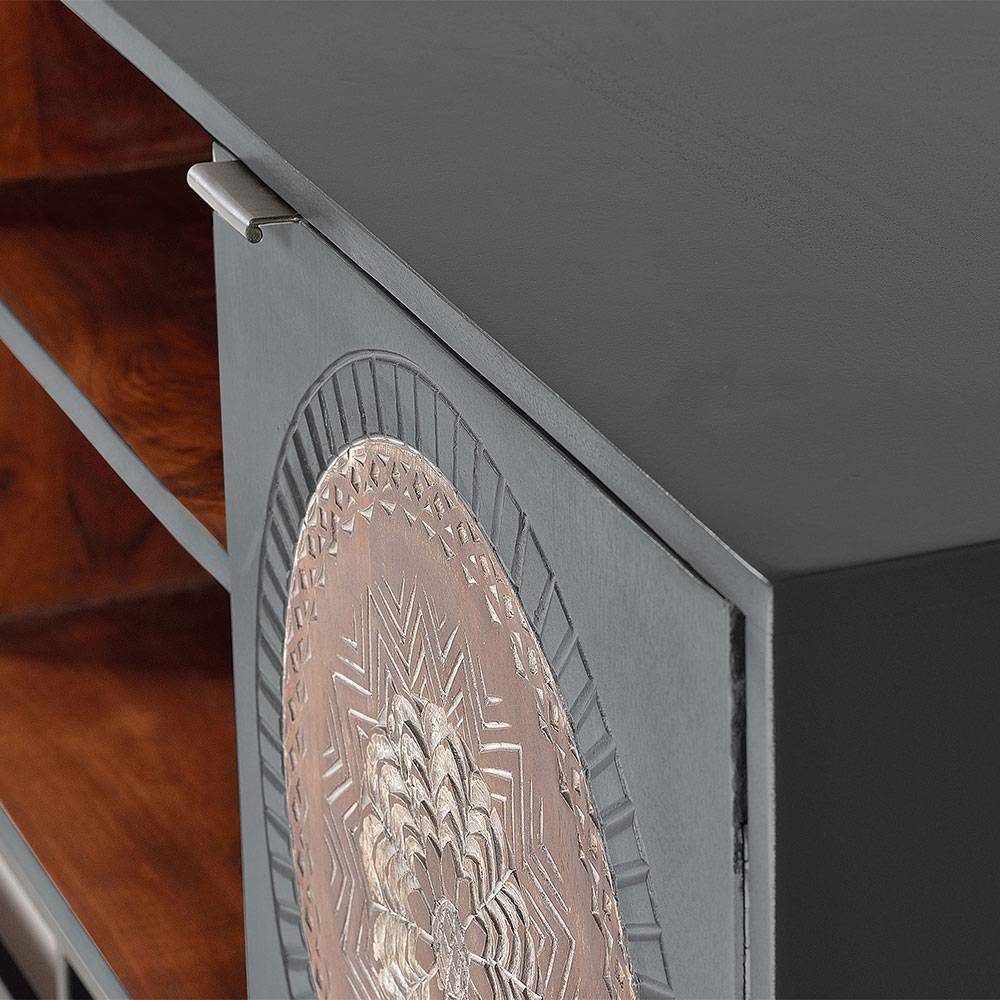 TV Lowboard - dekorativ mit Mandalas - Mesusco