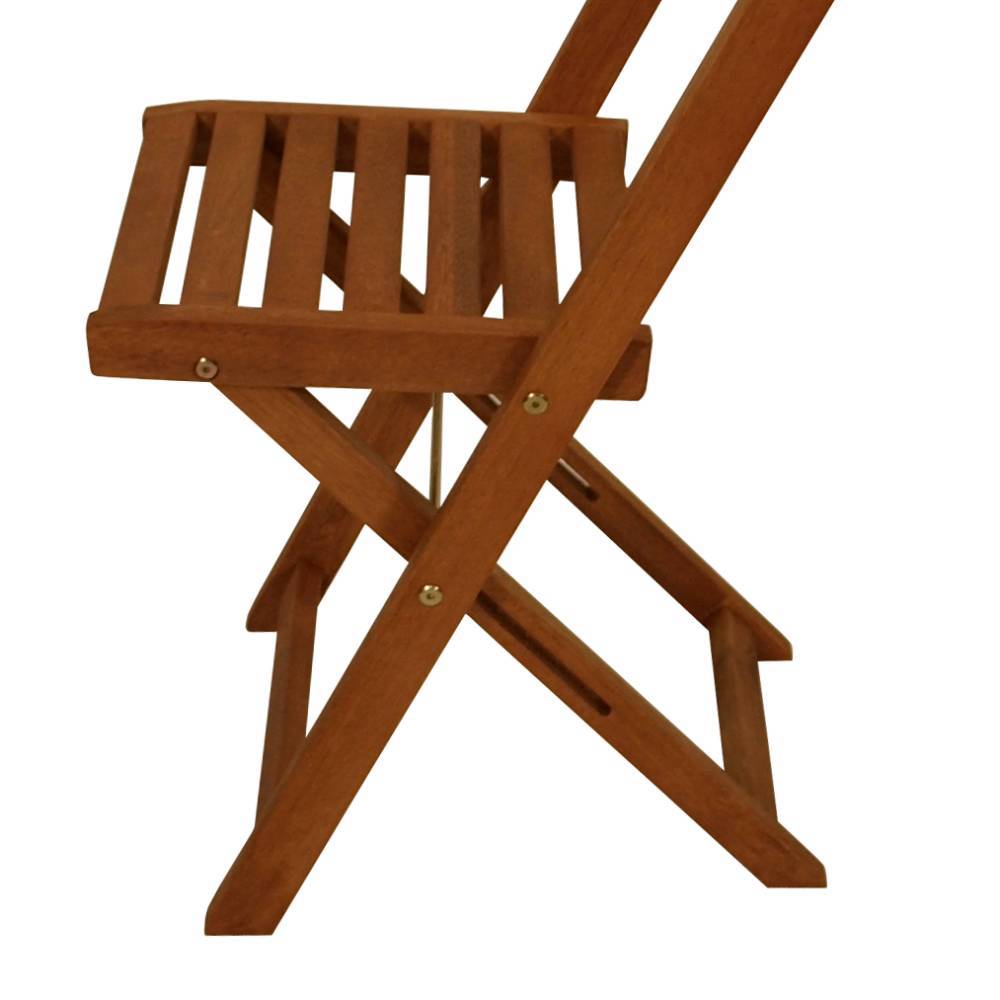 Garten-Klappstuhl aus Eukalyptusholz - Acneza (2er Set)