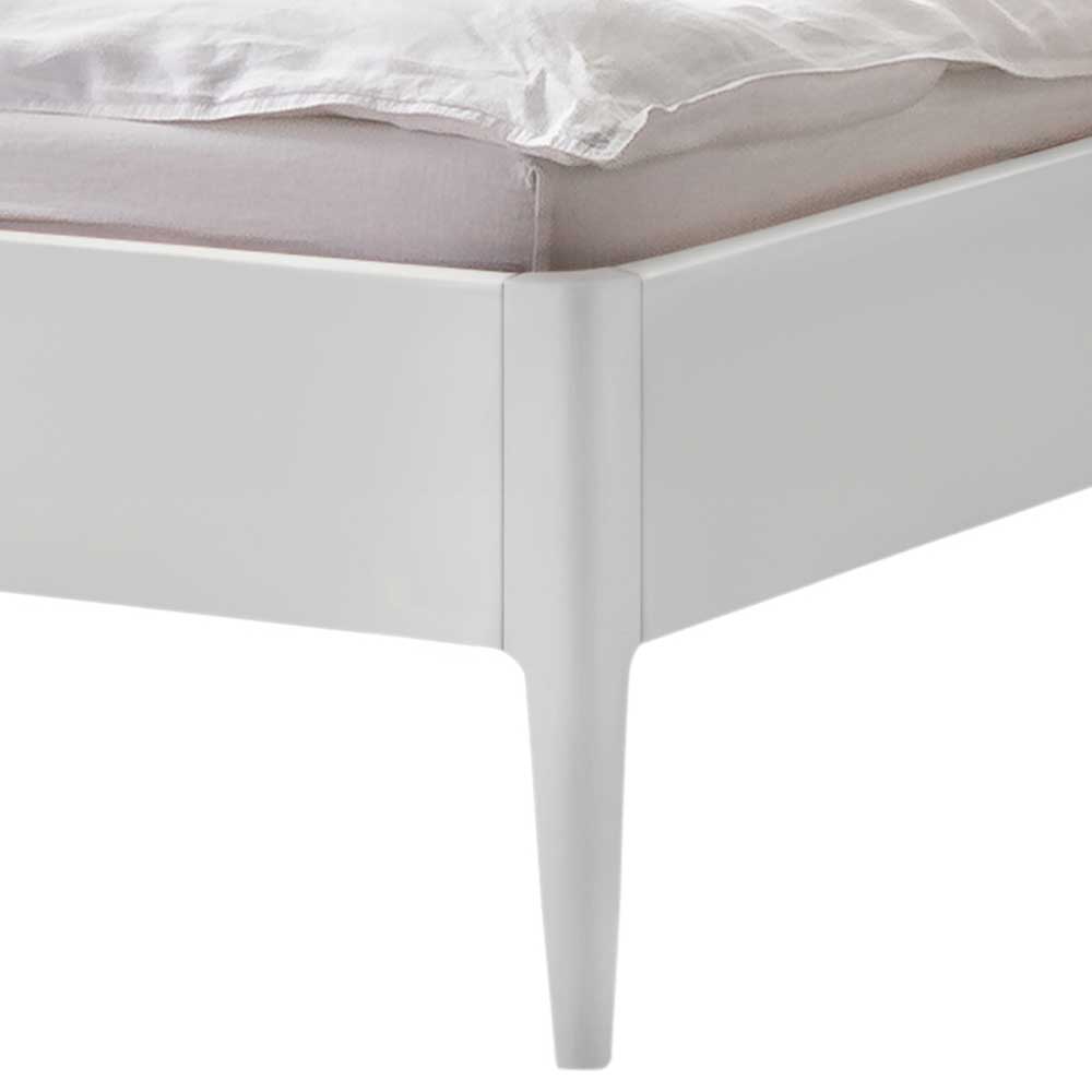 Elegantes Bett in Weiß 140x200 cm - Ciango