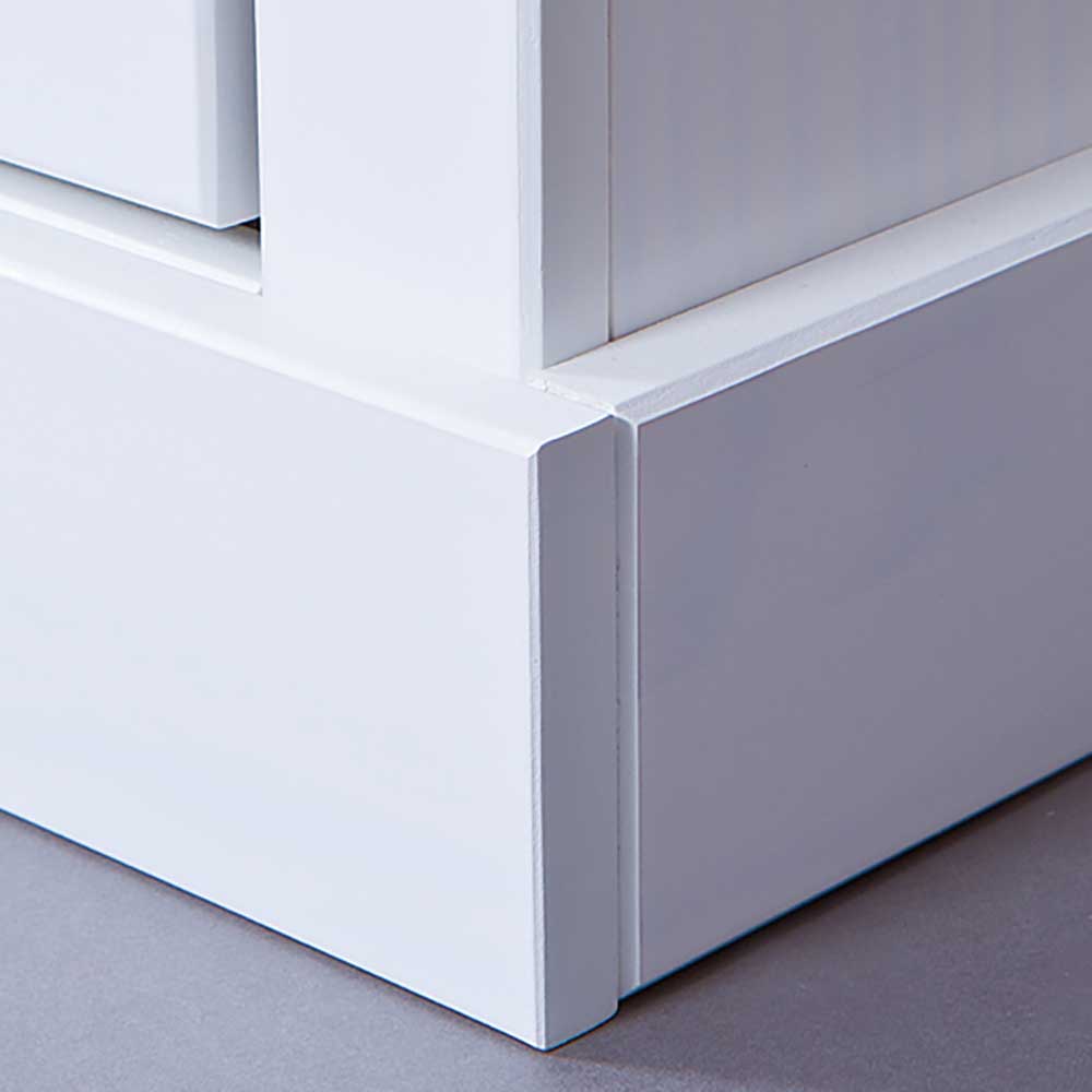 118x45x39 Landhaus TV Board in Weiß - Rosanna