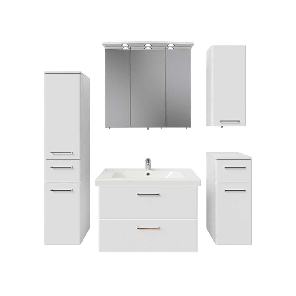 Hängende Badezimmermöbel Set - Bahare (fünfteilig)