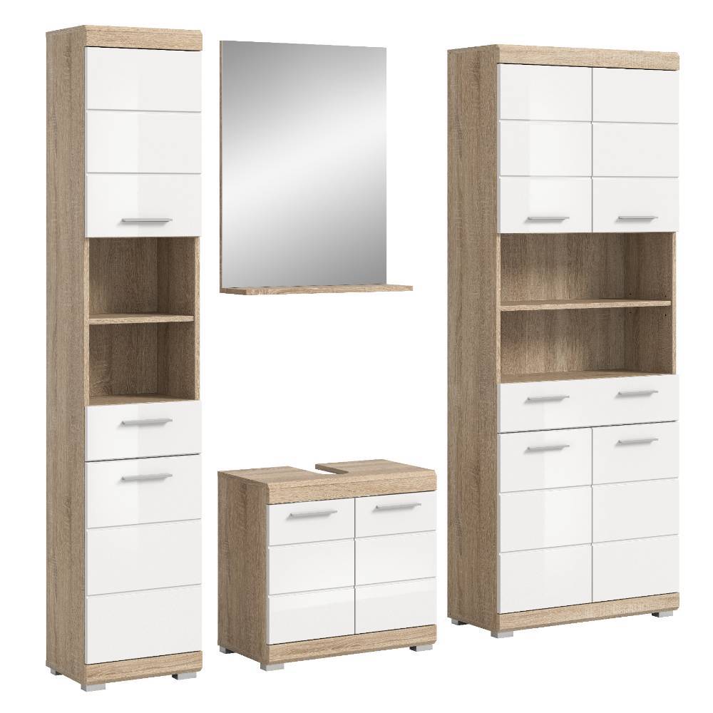 Moderne Badezimmereinrichtung Set - Calbanyara (vierteilig)
