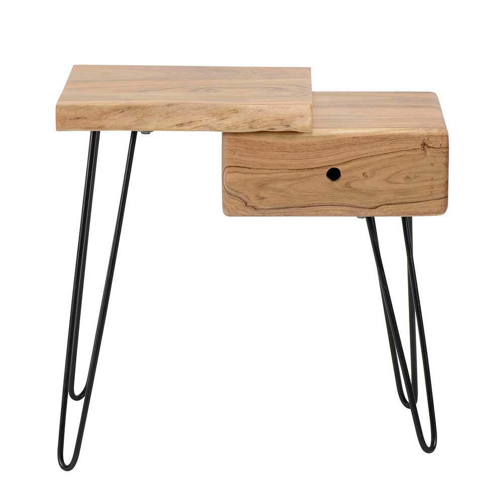 Design Nachttisch für linke Bettseite Olegano aus Holz