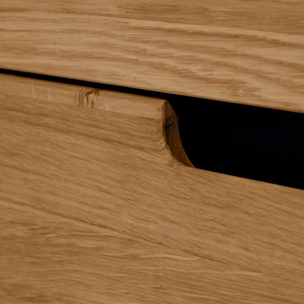 102x197x42 Wohnzimmerschrank mit Glas - 4-türig - Sennya