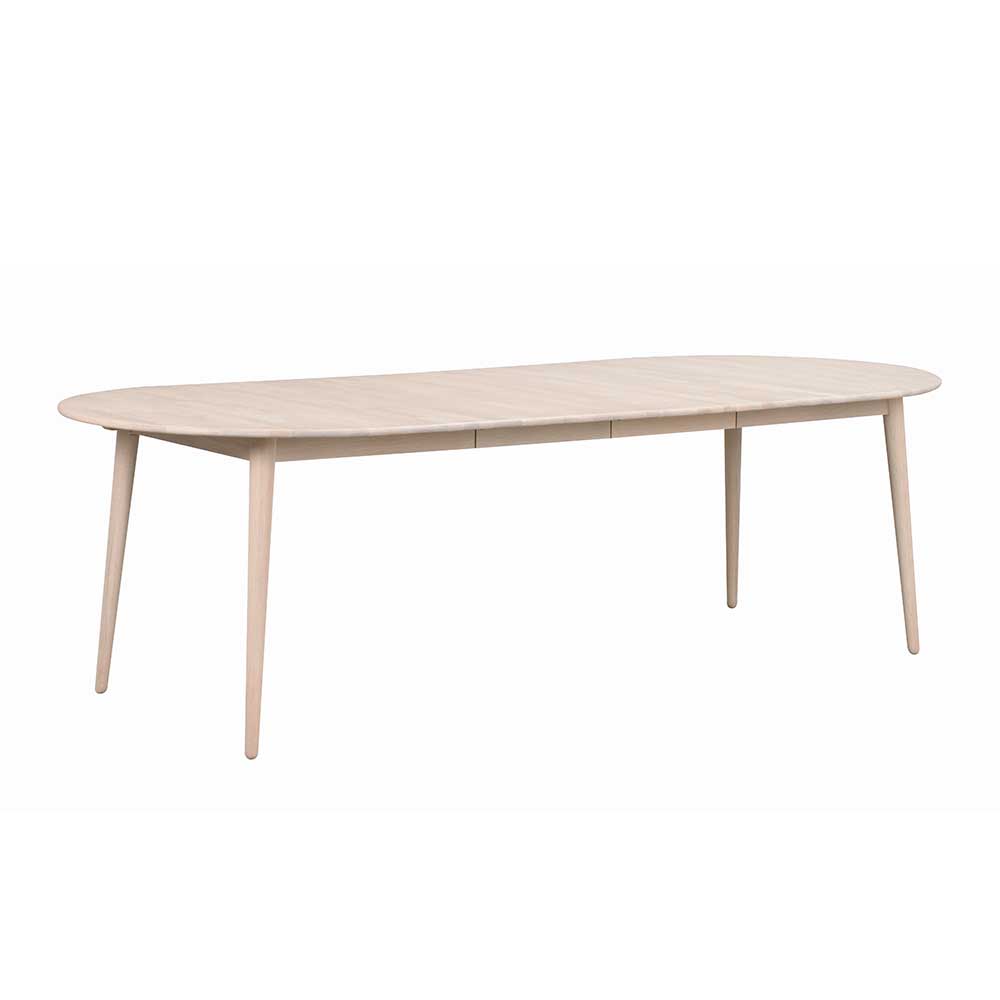 Ovaler Esstisch verlängerbar im Skandi Design - Fleppos