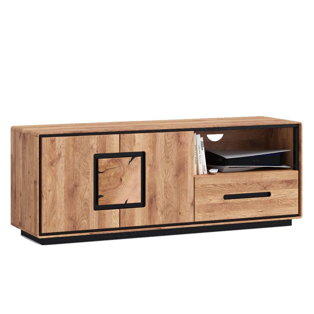 TV Board mit Hirnholz Applikation - Shipper