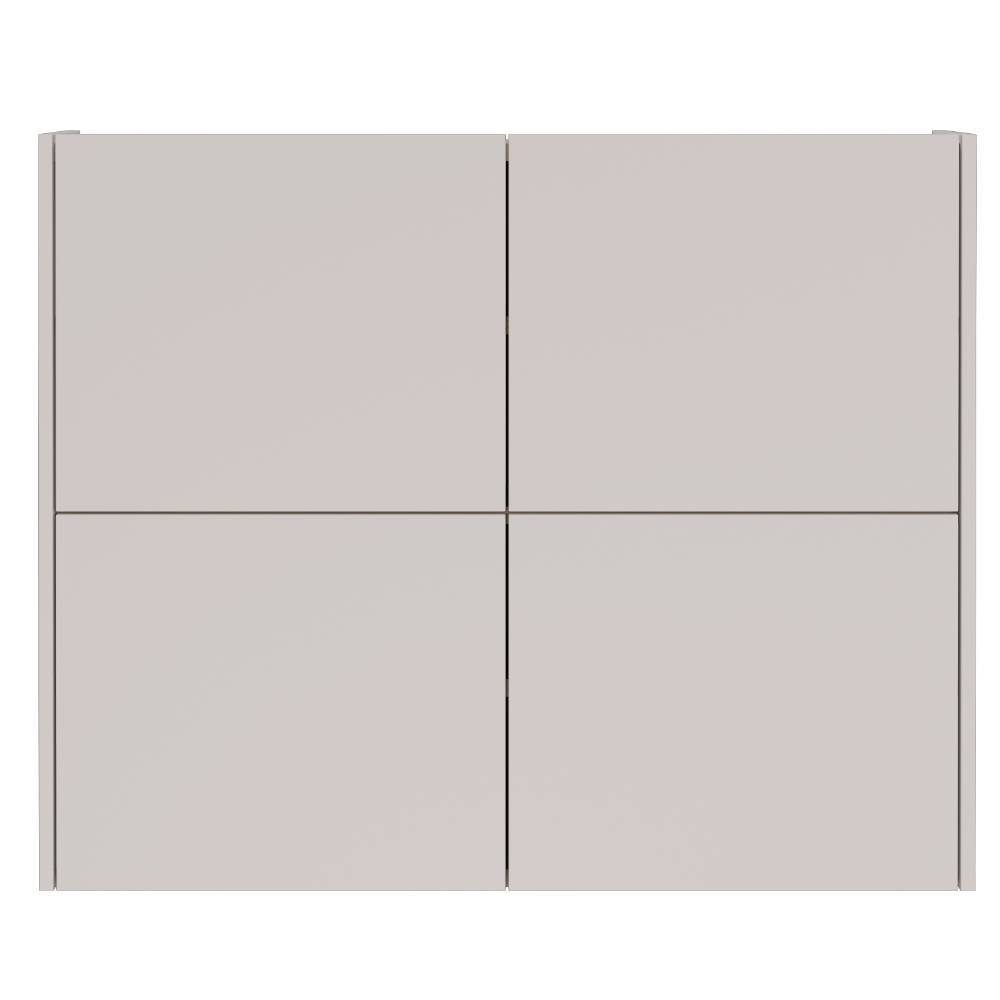 Hängender Flurschrank in Hellgrau - Osasco
