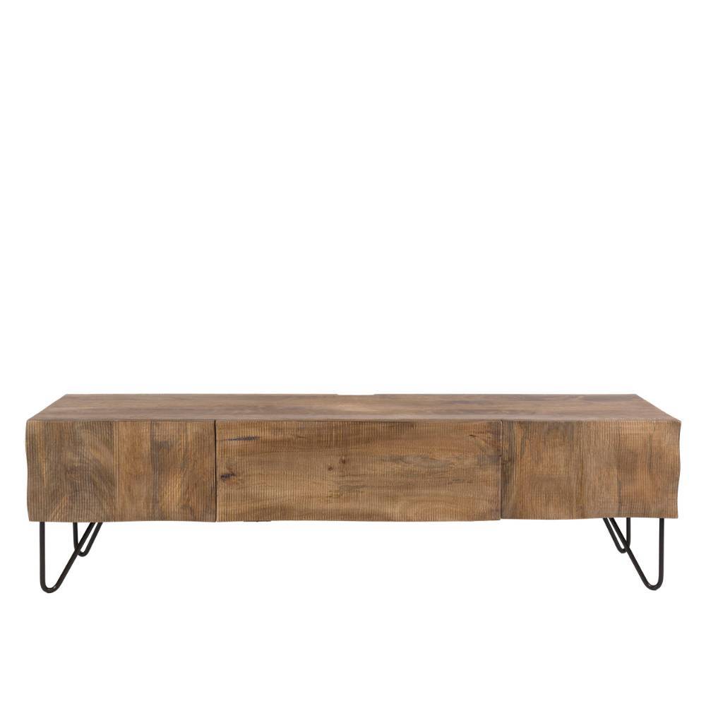 TV Lowboard aus Mangobaum Massivholz - Nencya