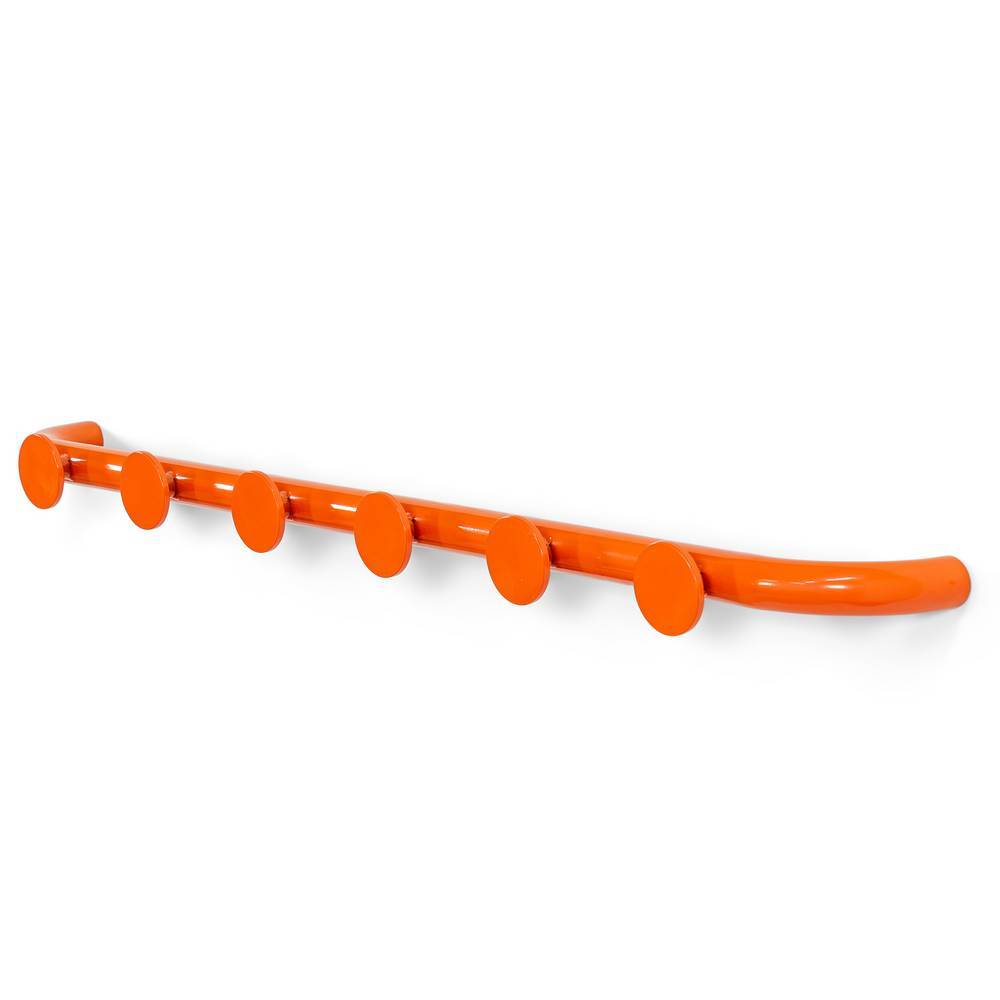 Retro Chic Garderobenleiste in Orange - Lezifa