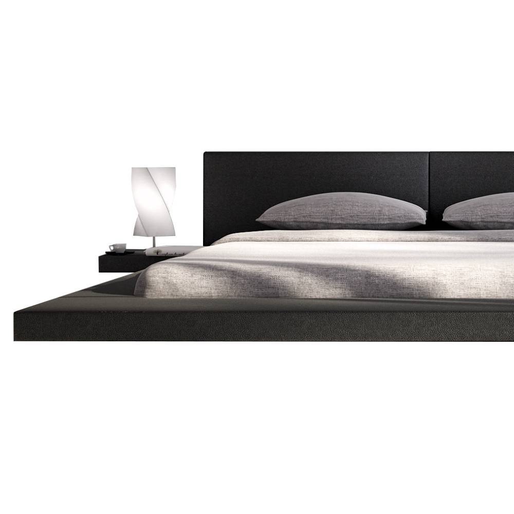 Design Futonbett aus Kunstleder - Mazabu