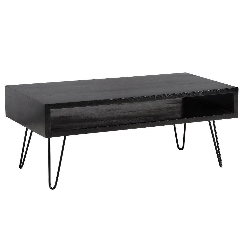 Schwarzer Couchtisch in modernem Design - Volpedusa