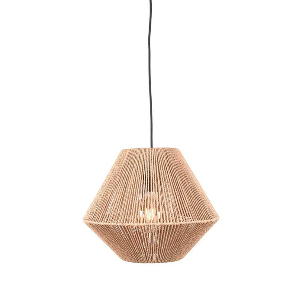 Skandi Hängelampe aus Jute Natur - Keuna