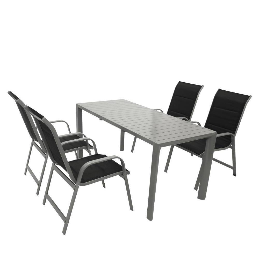 Garten-Esstischgruppe modern - Nipalos (fünfteilig)