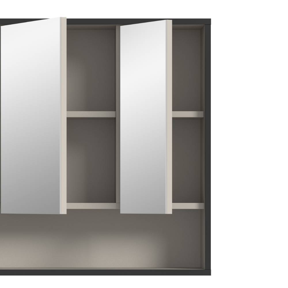 Bad-Waschplatz und Hochschrank Set - Xena (dreiteilig)