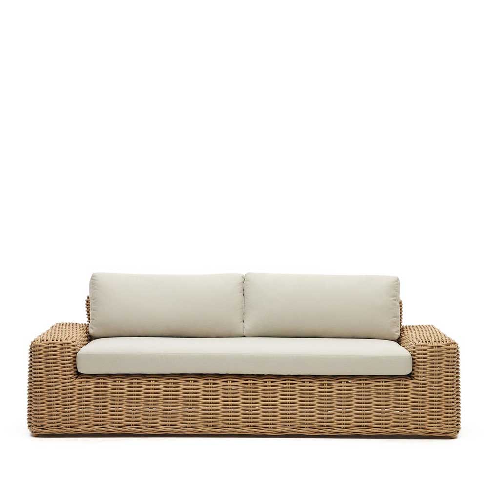 Dreisitzer Sofa aus Kunstrattan - Lasina