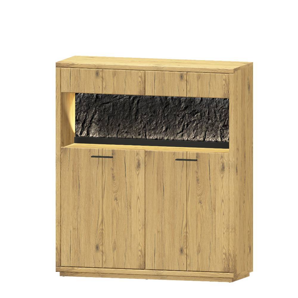 Design-TV-Anbauwand Set - Friburgo (dreiteilig)