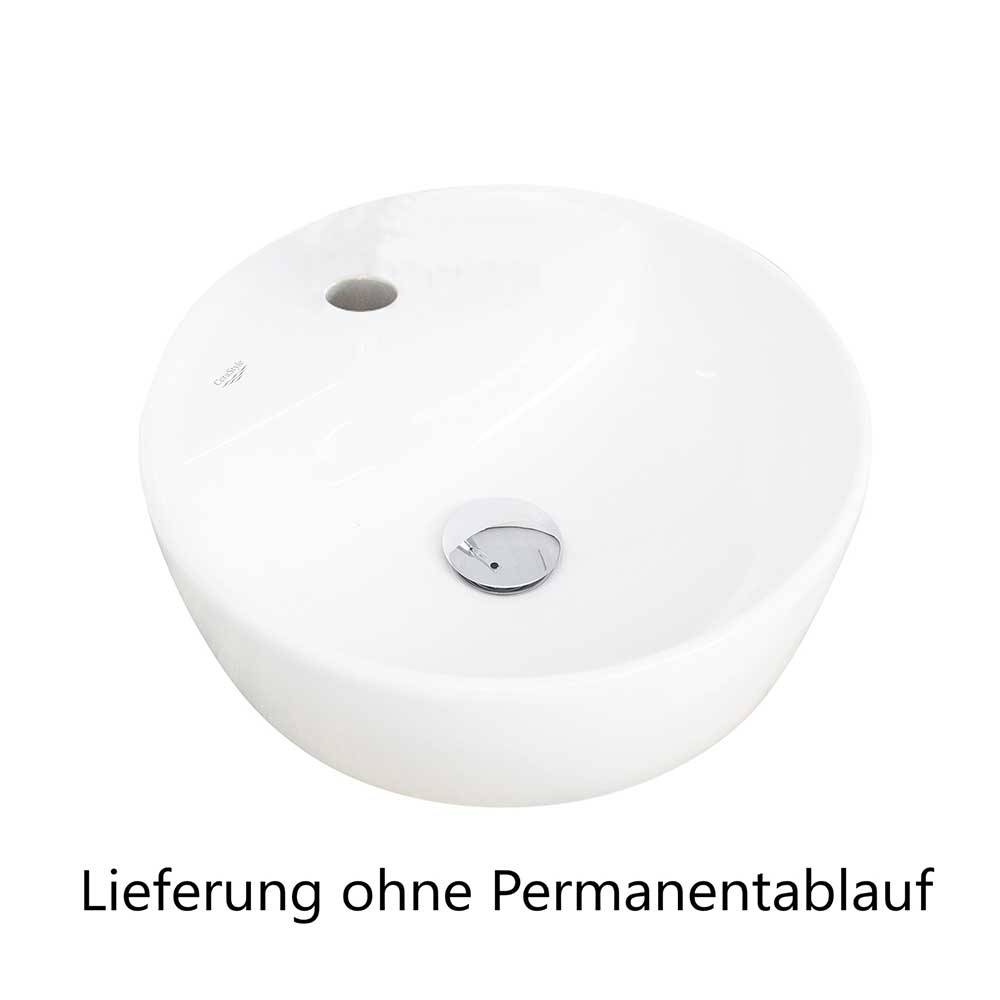 Waschtisch mit Aufsatzbecken in Eiche Hell - Vibulam