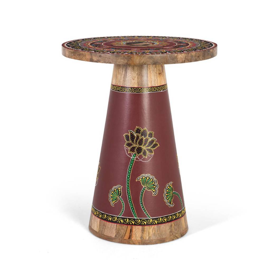 Design-Beistelltisch mit Buddah Motiv - Luoton