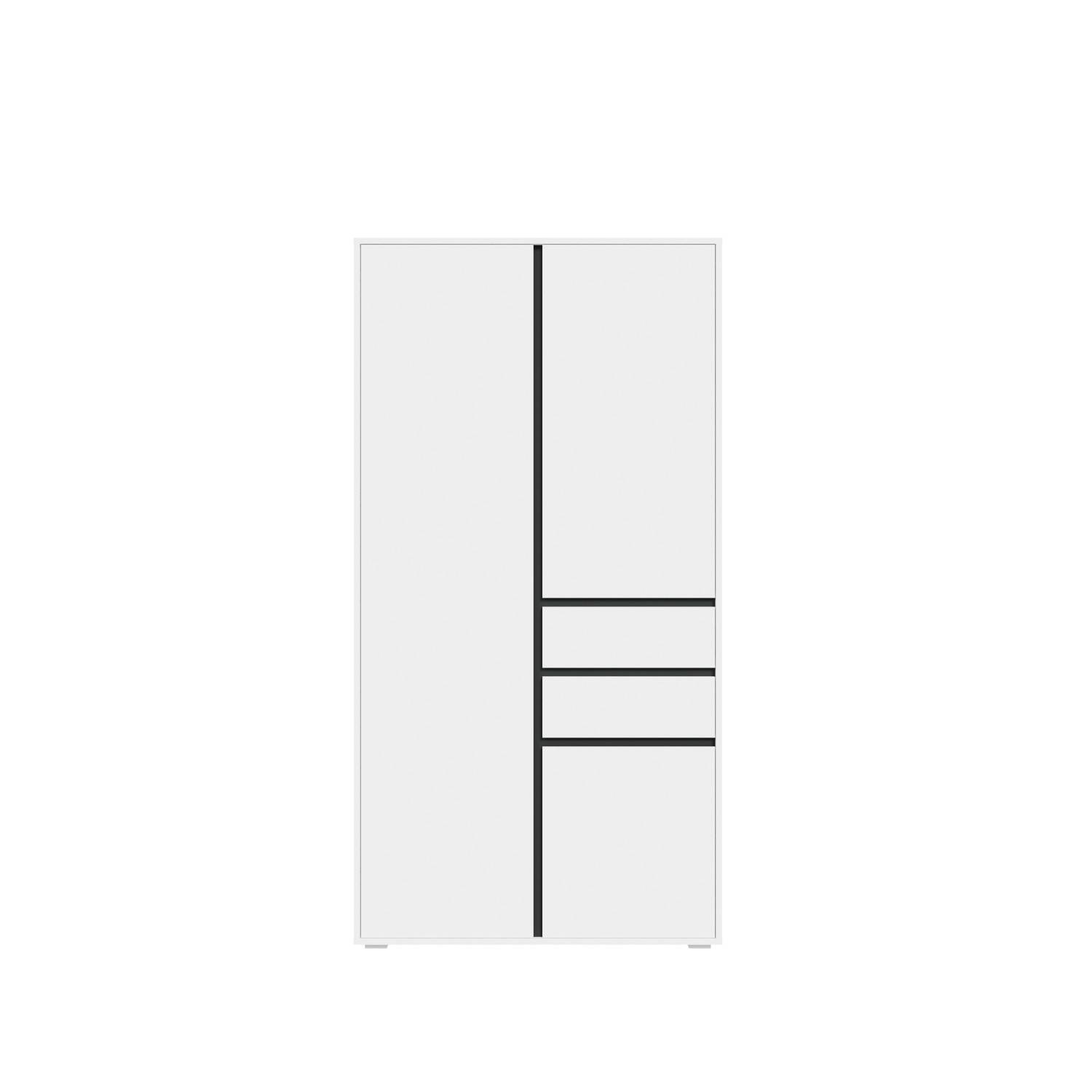 Schmaler Hochschrank mit 2 Türen - Sinop